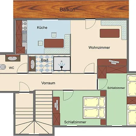 Haus Erlbacher Lägenhet *